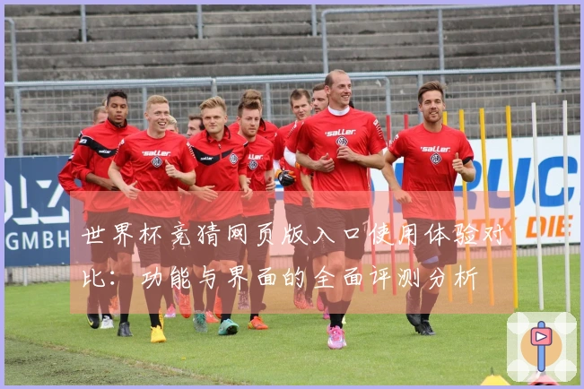 世界杯竞猜网页版入口使用体验对比：功能与界面的全面评测分析